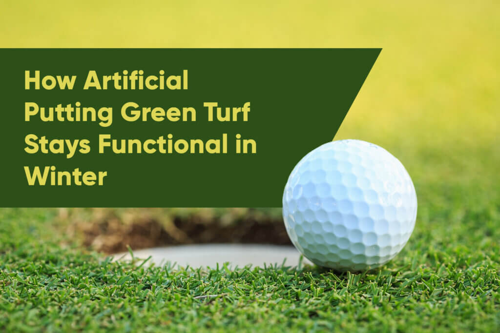 How Artificial Atlanta Putting Green Turf Stays Functional in Winter
